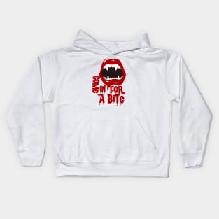 come in for a bite Kids Hoodie